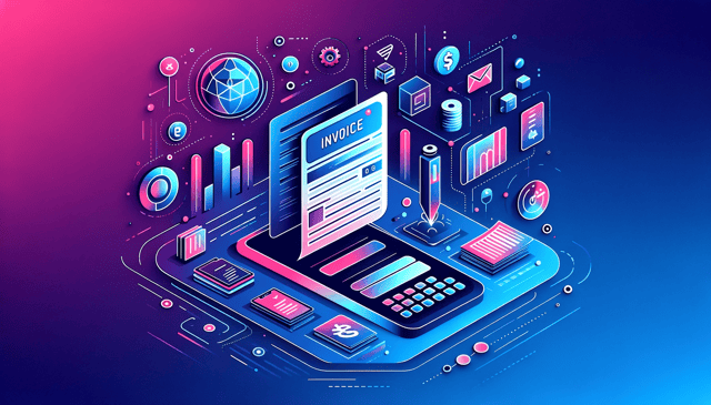 DALL·E 2023-11-20 16.04.47 - Create a hero image for a landing page. The background should feature a gradient from #302683 (deep blue) to #a6177c (vibrant pink). In the lower part-1